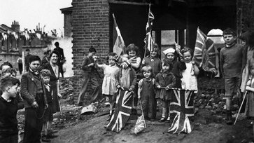 Waving Flags on VE Day