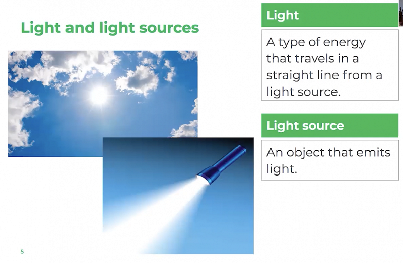 What is a light source